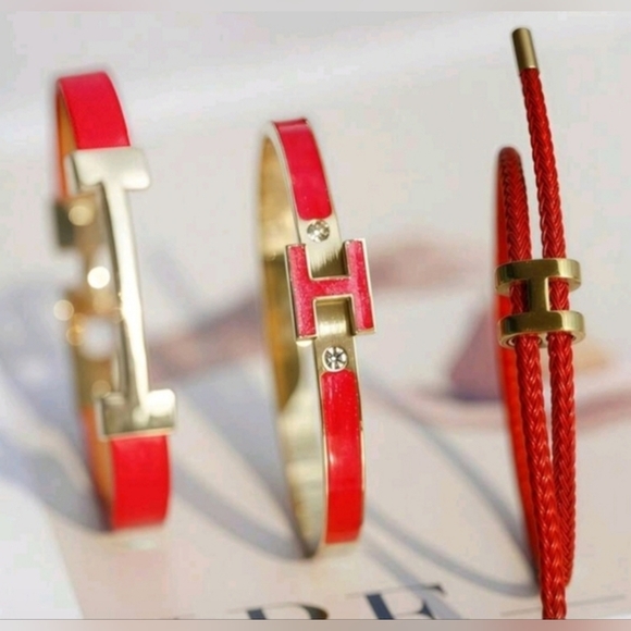 Hermes Style Bracelet Trio - Picture 3 of 5